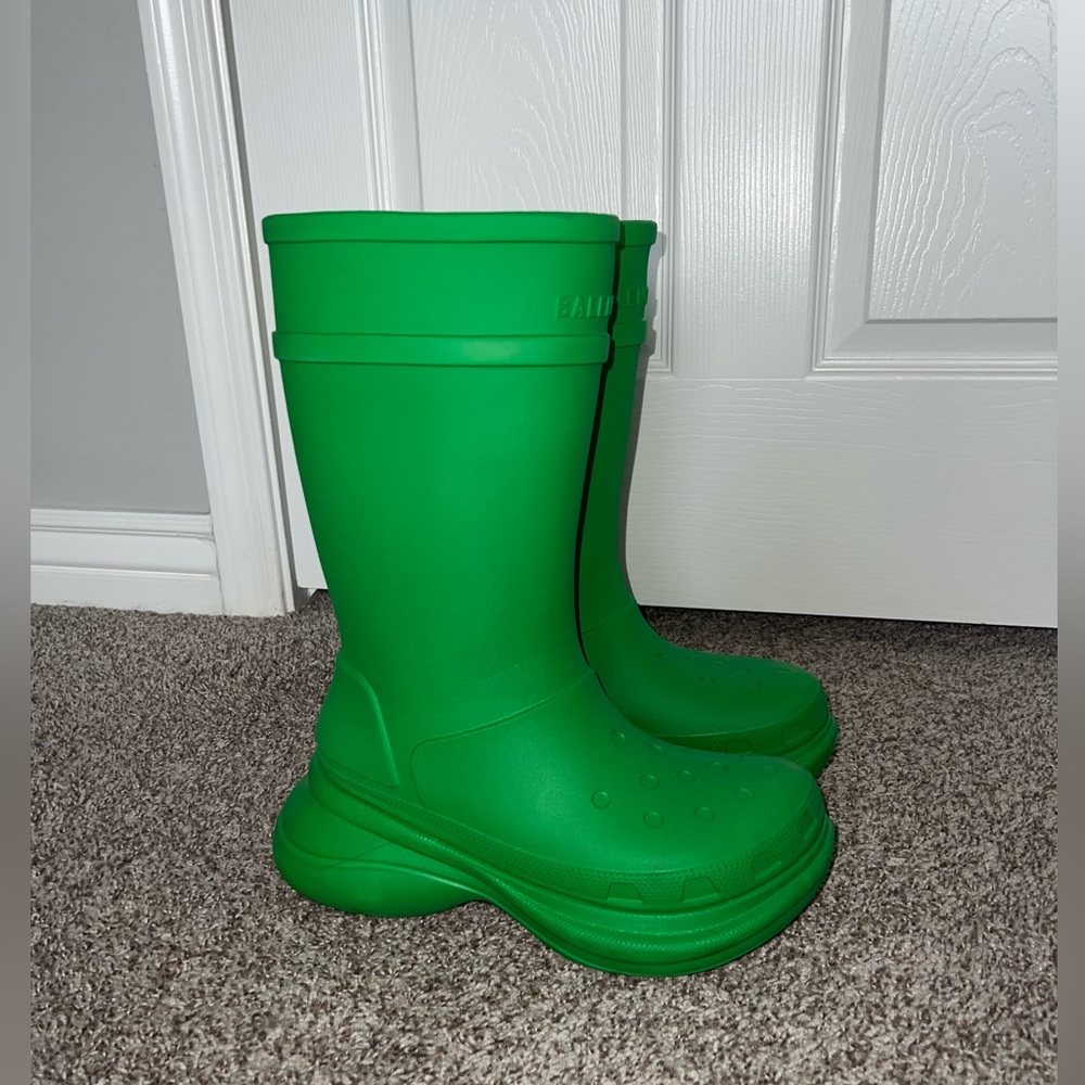 Balenciaga crocs boots